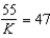 <strong>Translate into an equation: A number divided by 47 equals 55 (let the number be represented by K).</strong> A) B) C) D)