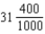 <strong>Convert to the fractional equivalent and reduce to lowest terms: 31.401</strong> A) B) C) D)