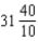 <strong>Convert to the fractional equivalent and reduce to lowest terms: 31.401</strong> A) B) C) D)
