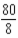 <strong>Convert the following improper fraction to a whole number or a mixed number: </strong> A) B) 77 C) 100 D) 10
