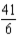 <strong>Convert the following improper fraction to a whole number or a mixed number: </strong> A) B) 6.83 C) D) 7