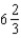 <strong>Convert the following improper fraction to a whole number or a mixed number: </strong> A) B) 6.83 C) D) 7