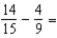 <strong>Subtract and reduce: </strong> A) B) C) D)