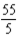 <strong>Convert the following improper fraction to a whole number or a mixed number: </strong> A) B) C) D) 11