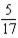 Identify the type of fraction and write it in word form: