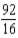 Convert the improper fraction to a whole or mixed number: