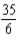Convert the improper fraction to a whole or mixed number: