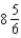 Convert the mixed number to an improper fraction: