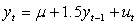 <strong>Consider the following data generating process for a series y<sub>t</sub>: Which one of the following most accurately describes the process for y<sub>t</sub>?</strong> A) A random walk with drift B) A non-stationary process C) A deterministic trend process D) An explosive process.