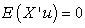 <strong>Which of these assumptions is violated when an equation is estimated using OLS where is in fact part of a simultaneous structural system?</strong> A) B) C) D) None of the above