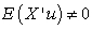 <strong>Which of these assumptions is violated when an equation is estimated using OLS where is in fact part of a simultaneous structural system?</strong> A) B) C) D) None of the above