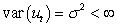 <strong>The assumption of homoscedasticity can be written mathematically as</strong> A)   B)   C)   D)   <div style=padding-top: 35px> 