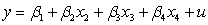 <strong>If you are interested in conducting a multiple hypotheses test to determine whether and are both unity for a regression , what would the restricted regression be?      </strong> A)   B)   C)   D)   <div style=padding-top: 35px> 