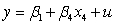 <strong>If you are interested in conducting a multiple hypotheses test to determine whether and are both unity for a regression , what would the restricted regression be?      </strong> A)   B)   C)   D)   <div style=padding-top: 35px> 