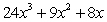 <strong>What is the second order derivative of the function ?  </strong> A)   B)   C)   D)   <div style=padding-top: 35px> 