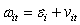 <strong>Which of the following is a mathematical expression of a time-fixed effects model?</strong> A) B) C) , D)