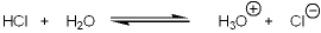 <strong>The pK<sub>a</sub> of HCl is -7. What is the value of the equilibrium constant, K<sub>eq</sub>, for the following equilibrium? [The concentration of water in a dilute aqueous solution is 55 M]  </strong> A) 1.8 * 10<sup>5</sup> B) 385 C) 1.8 * 10<sup>-5</sup> D) -1.8 * 10<sup>5</sup> <div style=padding-top: 35px> 