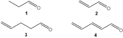 Which of the following has the highest value of l<sub>max</sub> in the ultraviolet-visible spectrum?