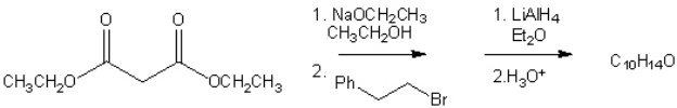 What is the major organic product obtained from the following sequence of reactions?