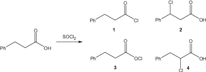 <strong>What is the major organic product obtained from the following reaction? </strong> A) 1 B) 2 C) 3 D) 4