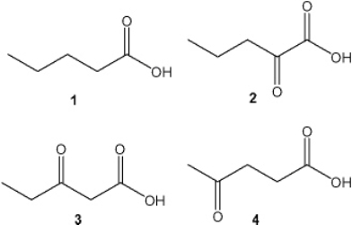 <strong>Which of the following carboxylic acids undergoes the most rapid thermal decarboxylation reaction? </strong> A) 1 B) 2 C) 3 D) 4