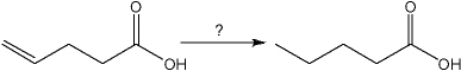 <strong>What is the best choice of reagent(s) to perform the following transformation? </strong> A) 1. LiAlH<sub>4</sub>; 2. H<sub>3</sub>O<sup>+</sup> B) H<sub>2</sub>, Pt C) 1. NaBH<sub>4</sub>; 2. H<sub>2</sub>O D) NaH
