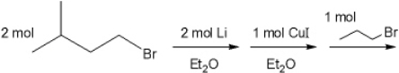 What is the major organic product obtained from the following sequence of reactions?