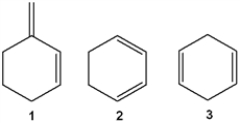 Which of the following are conjugated dienes?