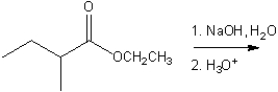 What two organic compounds are obtained from the following reaction?