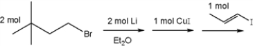 <strong>What is the major organic product obtained from the following sequence of reactions? </strong> A) (E) 6,6-dimethyl-1-hexene B) (E) 5,5-dimethyl-1-heptene C) (E) 6,6-dimethyl-1-heptene D) (E) 6,6-dimethyl-2-heptene