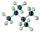 Consider the following molecular model. The condensed structural formula would be \quad\quad\mathrm{CH}_{3} \quad\mathrm{CH}_{3} \quad\quad\quad | \quad\quad\quad | \mathrm{CH}_{3}-\mathrm{CH}-\mathrm{CH}-\mathrm{CH}_{3}