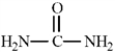 Consider the structure of urea given below. To complete the Lewis structure, six nonbonding electrons should be added, two to each of the nitrogen atoms and two to the oxygen atom.
