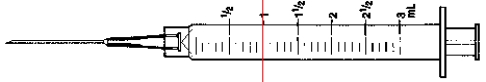  a.   18 \mathrm{~mL}   b.   1 \mathrm{~mL}     Know   \quad      \quad   \quad   \quad   \quad   \quad   \quad   \quad   \quad   \quad  Want to Know   250, \theta \theta \theta   units :   1 \mathrm{~mL}=250, \theta \theta \theta   units :   x \mathrm{~mL}      250 x=1250=250     x=1 \mathrm{~mL}     Proof   1 \times 250=250      \quad   \quad  250 \times 1=250   The 1 mL concentration is recommended as penicillin can be irritating in a concentrated form.   