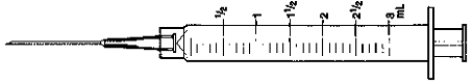 Ordered: Zantac (ranitidine hydrochloride) 30 mg IM q6h for a patient with an ulcer.   a. Estimated dose: b. How many mL will you prepare? c. Indicate the dose on the syringe.  <div style=padding-top: 35px> 