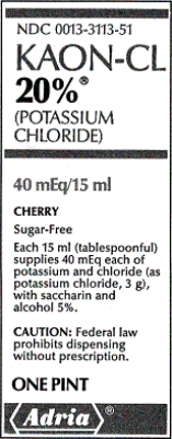 Ordered: KAON-CL 20% (potassium chloride) solution 10 mEq po daily for a patient taking a diuretic. How many mL will you prepare to the nearest tenth of an mL?