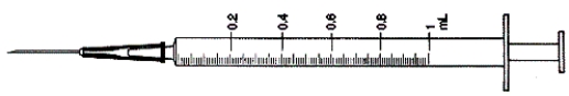 Ordered: of heparin subcutaneous every . Available: Heparin sodium . How many mL will you give?