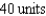 Ordered: per kg. Patient weight is . How many units will the patient receive?
