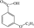 <strong>A mixture of ethanol and benzoic acid is heated in the presence of an acid. Which of the following is the primary product of this reaction?</strong> A) B) C) D) E)