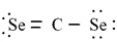 <strong>Which of the following is the correct Lewis dash formula for carbon diselenide?</strong> A) B) C) D) E)