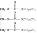 <strong>A tube of lipstick lists capric triglyceride among its ingredients.Capric triglyceride is a simple triglyceride containing capric acid, a 10-carbon saturated fatty acid.What is the structure of capric triglyceride?</strong> A) B) C) D) E)