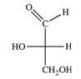 <strong>Which enantiomer of glyceraldehyde is represented in the following structure? </strong> A)L-glyceraldehyde B)α-glyceraldehyde C)β-glyceraldehyde D)D-glyceraldehyde E)It is impossible to determine from the structure alone.