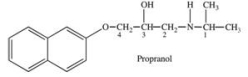 <strong>Propranol is a chiral compound that exists as a pair of enantiomers.One enantiomer is used to treat irregular heartbeats, and the other is used as a contraceptive.Which labeled carbon atom(s) is/are chiral? </strong> A)C-1 B)C-2 C)C-3 D)C-4 E)C-1 and C-3