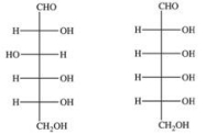 <strong>The Fischer projections of two monosaccharides are shown below.What is the relationship between the two monosaccharides? </strong> A)enantiomers B)diastereomers C)structural isomers D)meso isomers E)cis-trans isomers