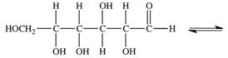 <strong>What type of product forms in the intramolecular reaction between the aldehyde portion of the glucose molecule below and its C-5 hydroxyl group? </strong> A)disaccharide B)ester C)carboxylic acid D)stereoisomer E)hemiacetal