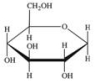 <strong>Gentobiose, a rare disaccharide found in saffron, produces two identical monosaccharides when it undergoes hydrolysis.What is the structure of the monosaccharide hydrolysis product? </strong> A) B) C) D) <sup>E.</sup> None of these are correct.