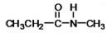 <strong>What compound is produced by the reduction of the amide shown below? </strong> A)ammonia B)ethylmethylamine C)methylpropylamine D)methylamine E)butylamine