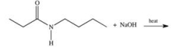 <strong>What product is formed when the amide below is hydrolyzed by a strong base? </strong> A) B) C) D) E)