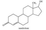 <strong>Nandrolone is an anabolic steroid sometimes taken by athletes to build muscle mass.Which of the following correctly describes the organic families to which nandrolone belongs? </strong> A)ketone, alkene, alcohol B)aldehyde, alkene, phenol C)ketone, alkene, phenol D)aldehyde, aromatic, alcohol E)keto, enol, aromatic