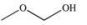 <strong>Which of the following is a hemiacetal?</strong> A) B) C) D) E)