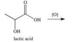 <strong>Lactic acid gives sour milk its distinctive taste.What product is formed when lactic acid is oxidized?  </strong> A)   B)   C)   D)   E)   <div style=padding-top: 35px> 